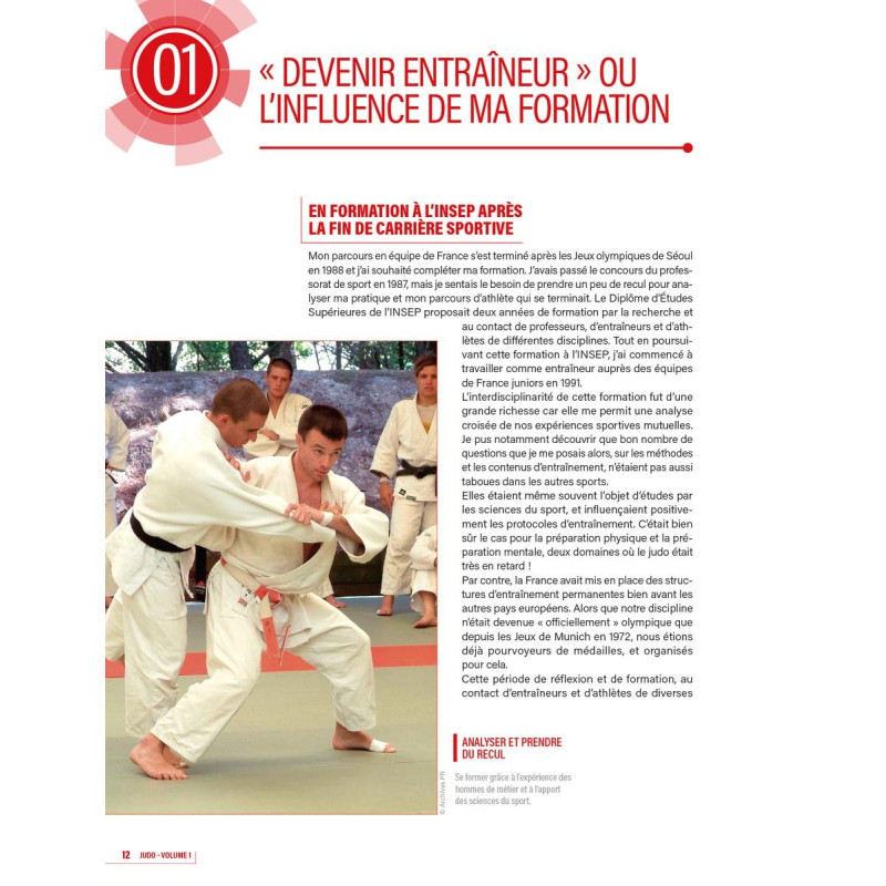 Livre JUDO 4TRAINER | Entraînement Cognitif Analyse Activité Patrick ROUX
