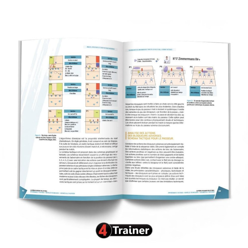 Livre La Prépa Physique Volley-Ball 4TRAINER | Guide Entraînement