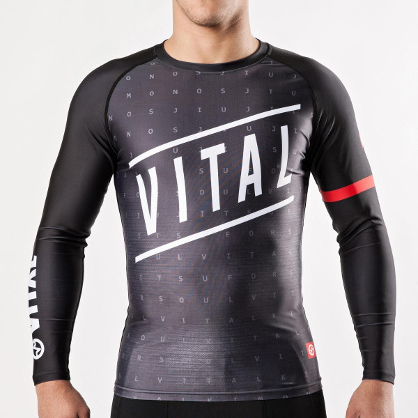 Rashguard Vital Noir - MATRIX - Rashguard MMA, Rashguard JJB, Grappling