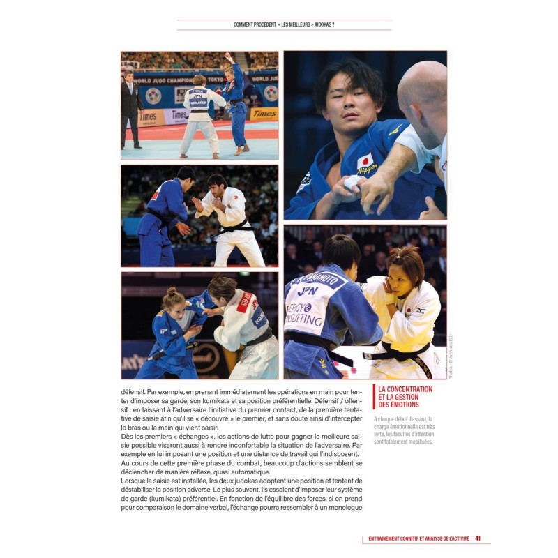 Livre JUDO 4TRAINER | Entraînement Cognitif Analyse Activité Patrick ROUX