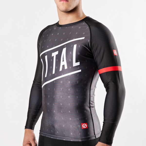 Rashguard Vital Noir - MATRIX - Rashguard MMA, Rashguard JJB, Grappling