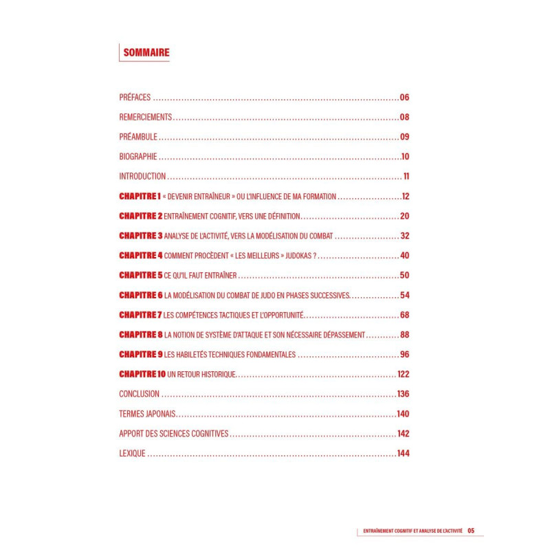 Livre JUDO 4TRAINER | Entraînement Cognitif Analyse Activité Patrick ROUX