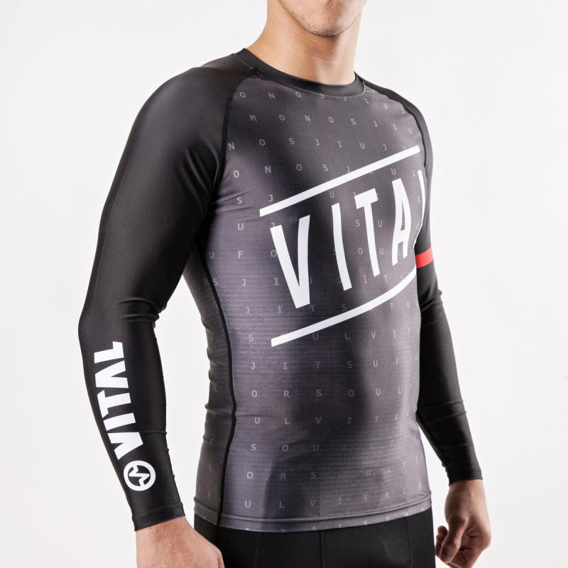 Rashguard Vital Noir - MATRIX - Rashguard MMA, Rashguard JJB, Grappling