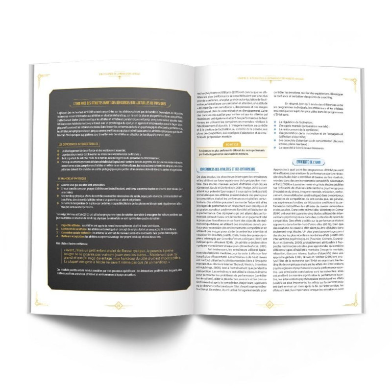 Livre L'Encyclopédie de la Préparation Mentale 4TRAINER | Psychologie du Sport