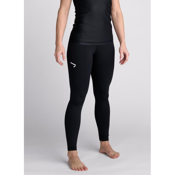 Pantalon de compression noir pour femme - legging Long - Spats Ippongear Essential Femme