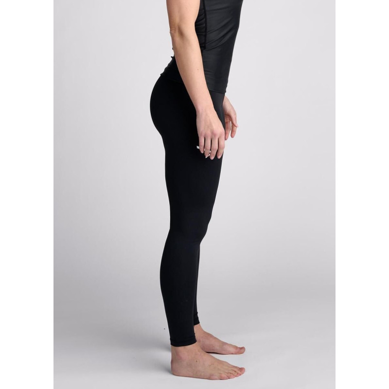 Pantalon de compression noir pour femme - legging Long - Spats Ippongear Essential Femme