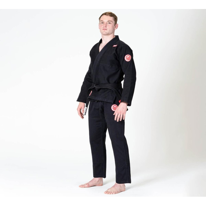 Kimono JJB Fuji Sports | Noir | Competition Enfant | IBJJF