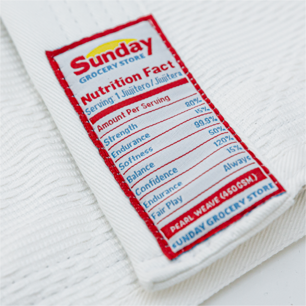 Kimono JJB - Sunday Grocery Store - Blanc - CEREAL HOOPS WHITE