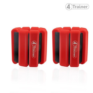 Bandes Lestées 4TRAINER | Rouge | Silicone 2x1kg
