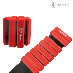 Bandes Lestées 4TRAINER | Rouge | Silicone 2x1kg