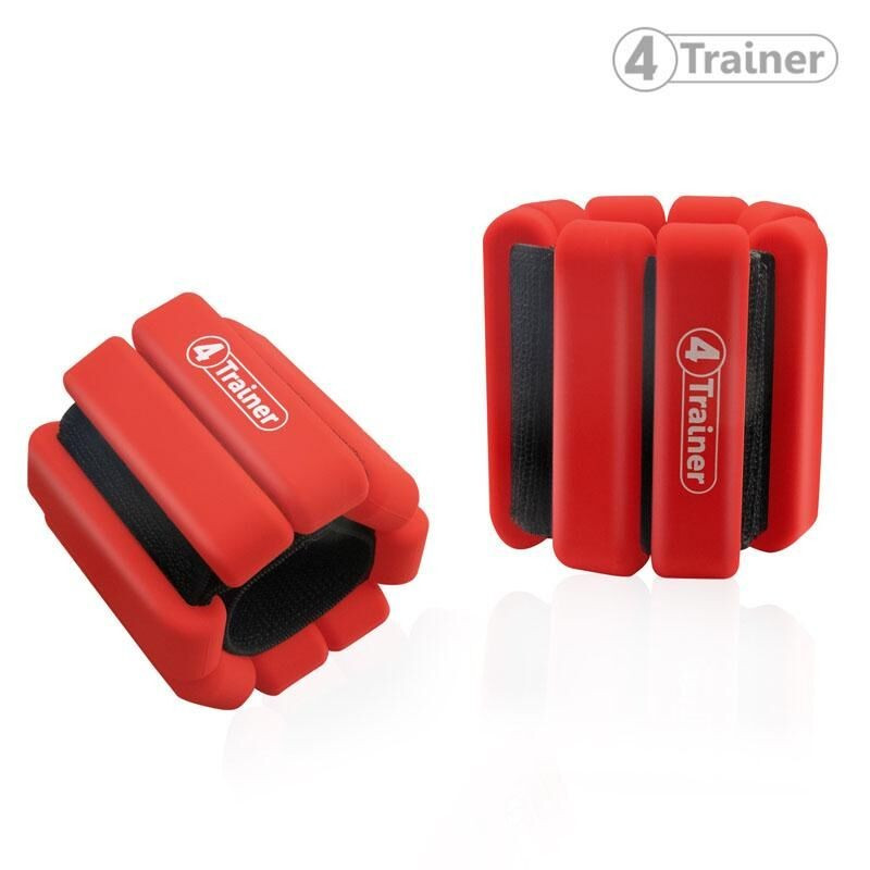 Bandes Lestées 4TRAINER | Rouge | Silicone 2x1kg