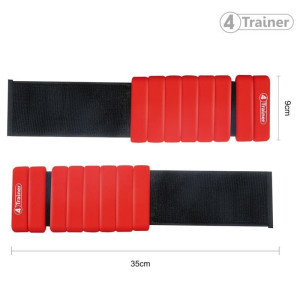 Bandes Lestées 4TRAINER | Rouge | Silicone 2x1kg