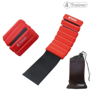 Bandes Lestées 4TRAINER | Rouge | Silicone 2x1kg