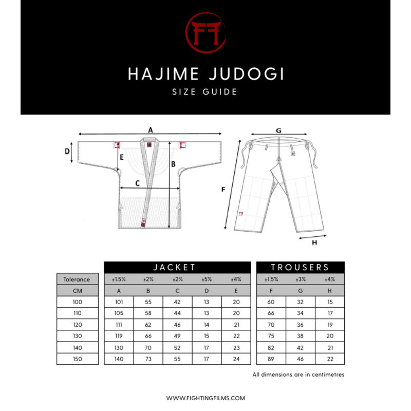 Kimono Judo Enfant - Fighting Films - Blanc - Hajime