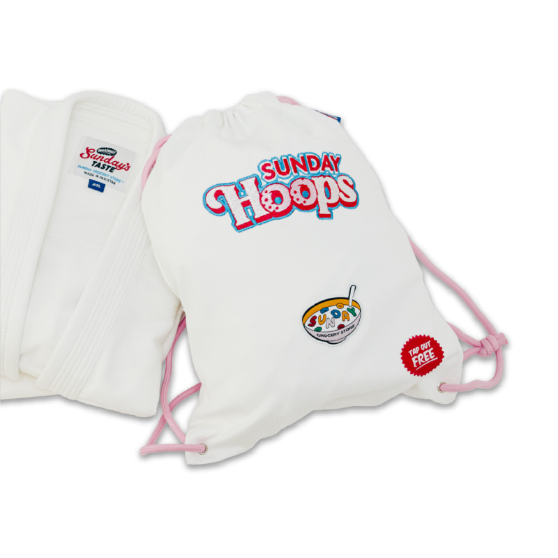 Kimono JJB - Sunday Grocery Store - Blanc - CEREAL HOOPS WHITE