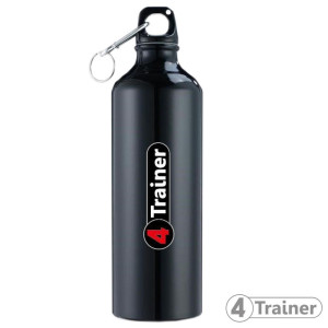 Gourde Aluminium 4TRAINER | Noir | 750ml