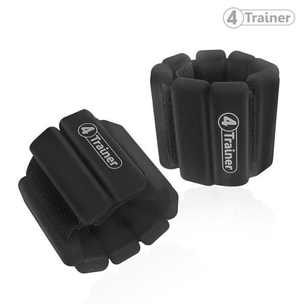 Bandes Lestées 4TRAINER | Noir | Silicone 2x0,5kg