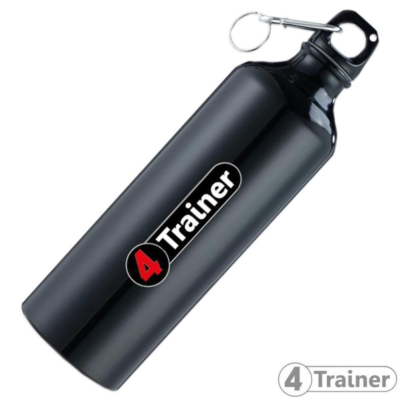 Gourde Aluminium 4TRAINER | Noir | 750ml