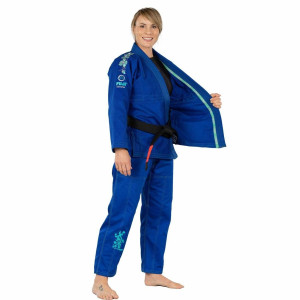 Kimono JJB Fuji Sports | Bleu | Blossom Femme