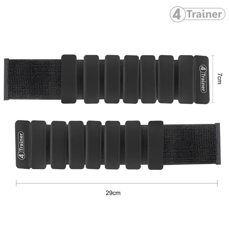 Bandes Lestées 4TRAINER | Noir | Silicone 2x0,5kg