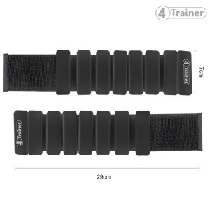 Bandes Lestées 4TRAINER | Noir | Silicone 2x0,5kg