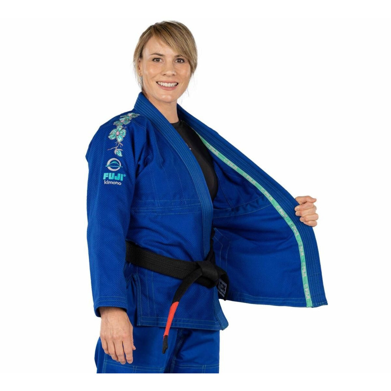 Kimono JJB Fuji Sports | Bleu | Blossom Femme