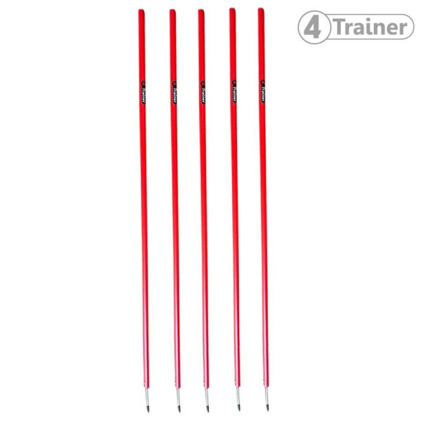 Piquets de Slalom 4TRAINER | Rouge | Lot de 5 - 160cm