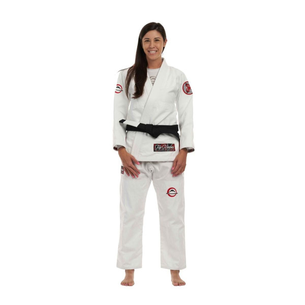 Kimono BJJ Fuji Sports | Blanc Rouge | Suparaito Crane Edition