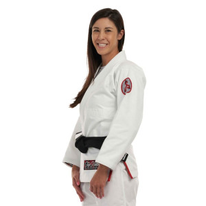 Kimono BJJ Fuji Sports | Blanc Rouge | Suparaito Crane Edition