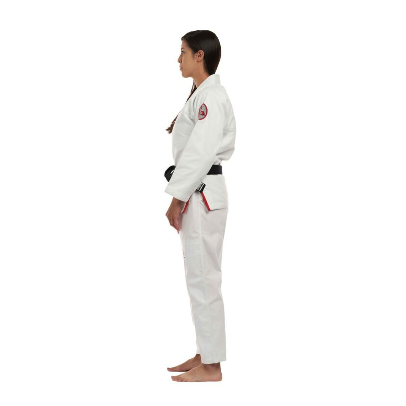 Kimono BJJ Fuji Sports | Blanc Rouge | Suparaito Crane Edition