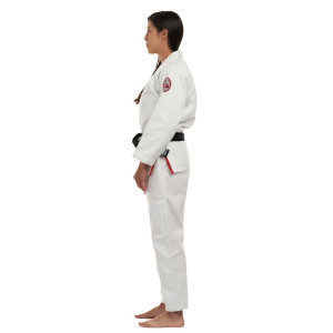 Kimono BJJ Fuji Sports | Blanc Rouge | Suparaito Crane Edition