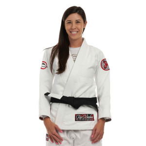 Kimono BJJ Fuji Sports | Blanc Rouge | Suparaito Crane Edition