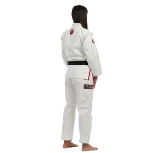 Kimono BJJ Fuji Sports | Blanc Rouge | Suparaito Crane Edition