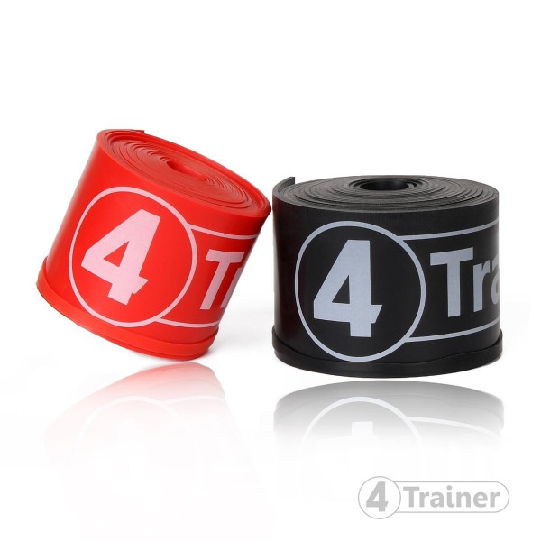 Bandes de Compression 4TRAINER | Noir Rouge | Voodoo Floss Band