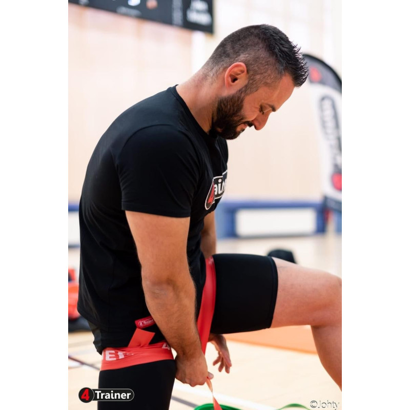 Bandes de Compression 4TRAINER | Noir Rouge | Voodoo Floss Band