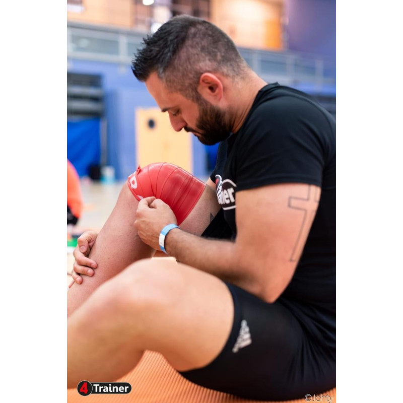 Bandes de Compression 4TRAINER | Noir Rouge | Voodoo Floss Band