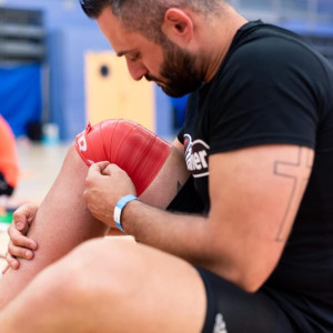 Bandes de Compression 4TRAINER | Noir Rouge | Voodoo Floss Band