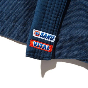 Kimono JJB - Sakuraba - Navy - Vital - IBJJF