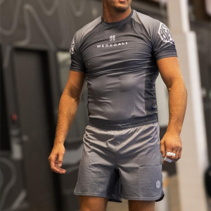 Short 2-en-1 - Aesthetic - Gris Métallisé - Collaboration Meregali