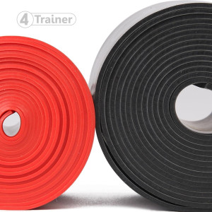 Bandes de Compression 4TRAINER | Noir Rouge | Voodoo Floss Band