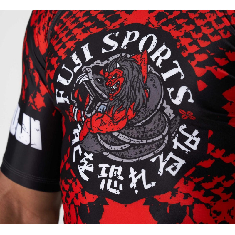 Rashguard Fuji Sports | Rouge | Oni vs. Anaconda