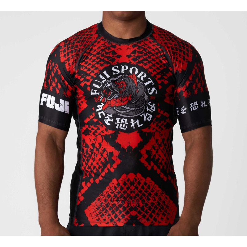 Rashguard Fuji Sports | Rouge | Oni vs. Anaconda