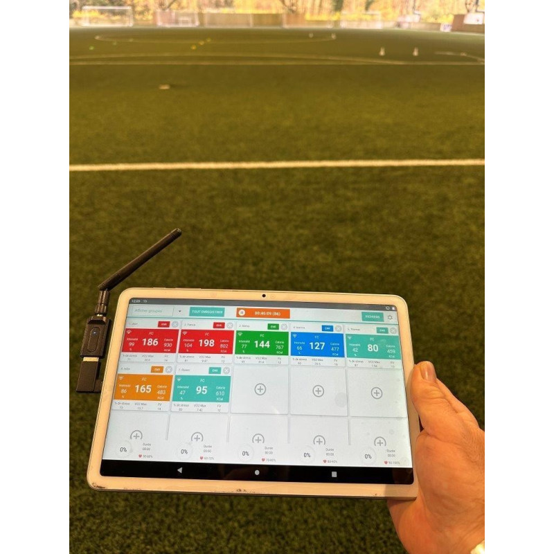 Analyseur Fréquence Cardiaque 4TRAINER | Cardio Team | Système Collectif