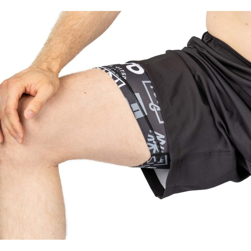 Short de Grappling Fuji Sports | Noir | Ultimate