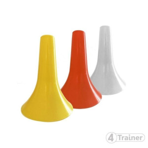Balises d'Agilité 4TRAINER | Rouge | Lot de 6 Cônes 23cm