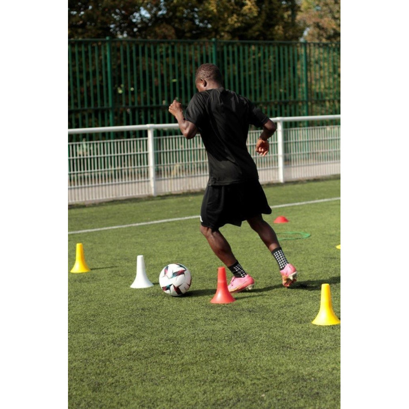 Balises d'Agilité 4TRAINER | Rouge | Lot de 6 Cônes 23cm