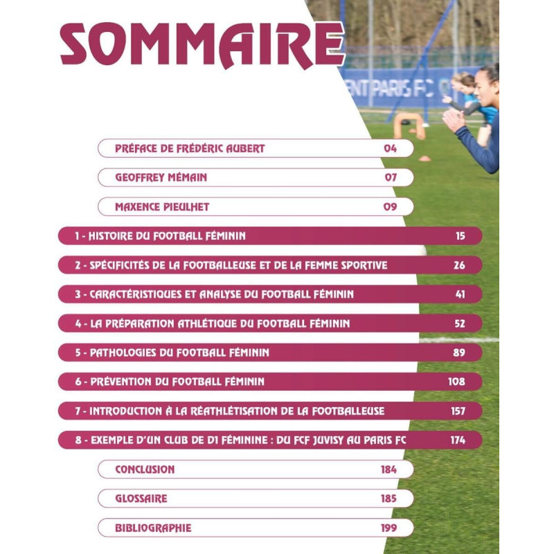 Livre La Prépa Physique du Football Féminin 4TRAINER | Guide Entraînement