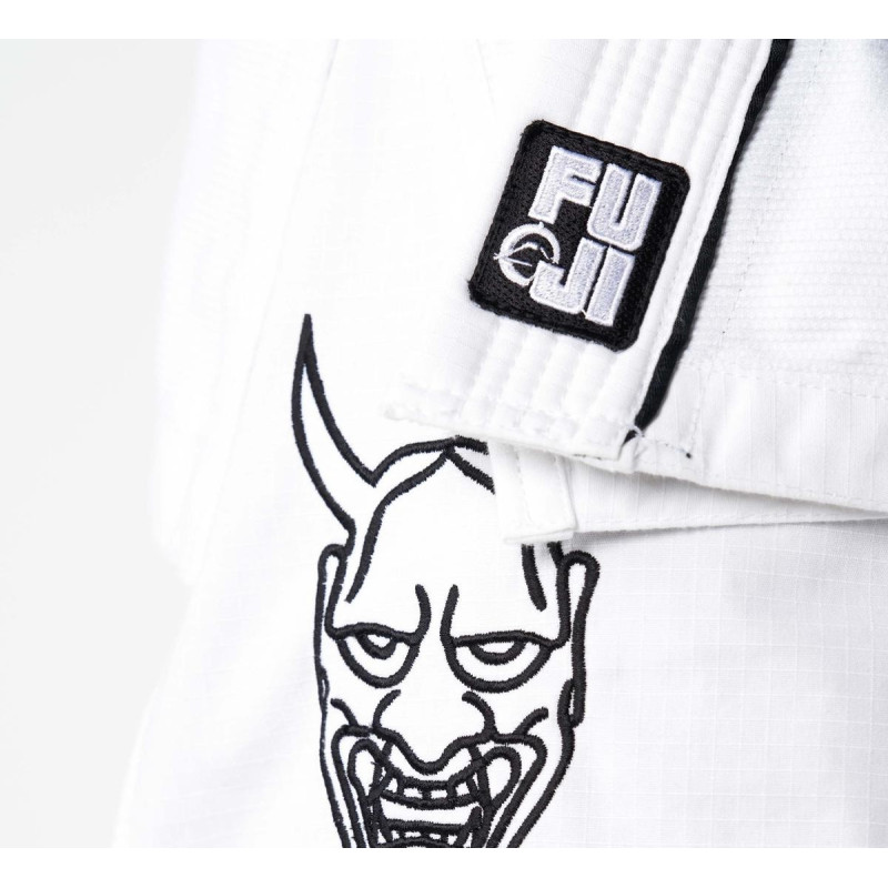 Kimono JJB FUJI Sports | Blanc | Suparaito Dark Arts Edition