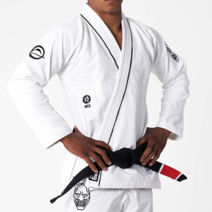 Kimono JJB FUJI Sports | Blanc | Suparaito Dark Arts Edition
