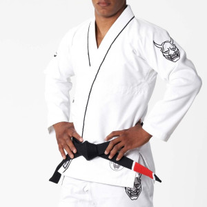 Kimono JJB FUJI Sports | Blanc | Suparaito Dark Arts Edition